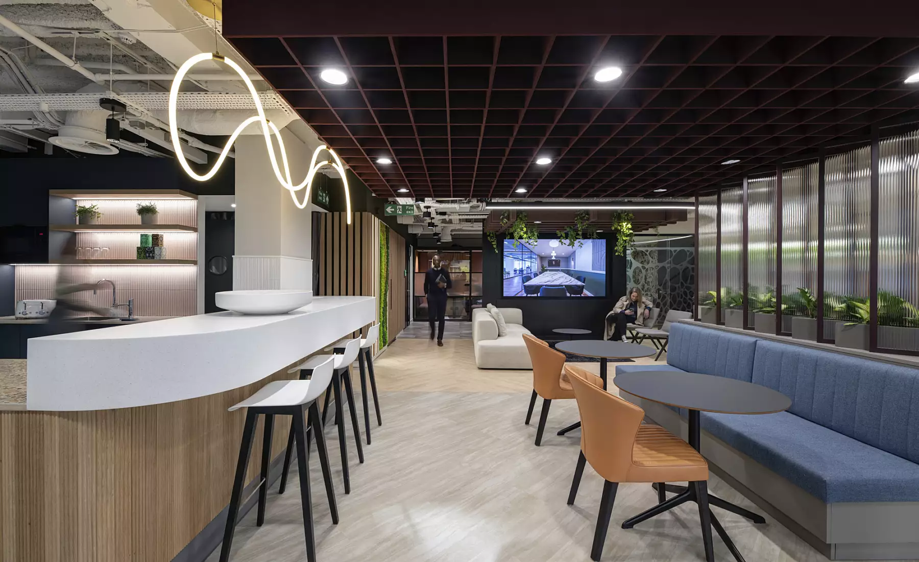Morgan Lovell's London office showroom