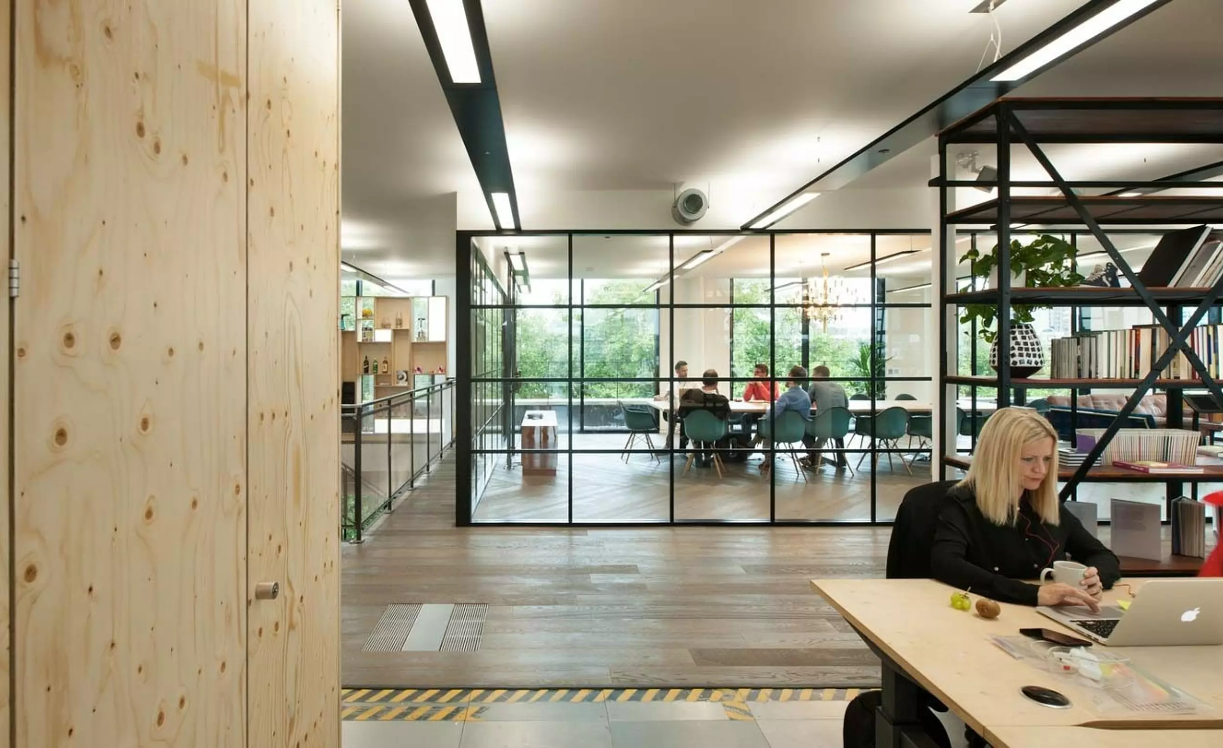 Anomaly's open plan office fueling collaboration and productivity