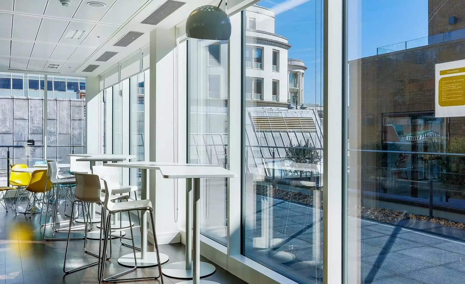Workspace design with natural light