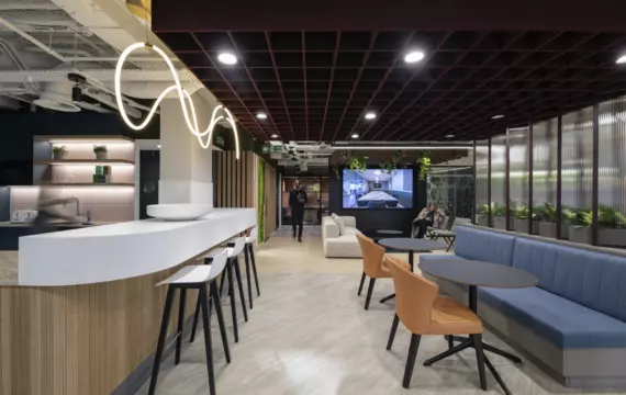 Morgan Lovell's London office showroom