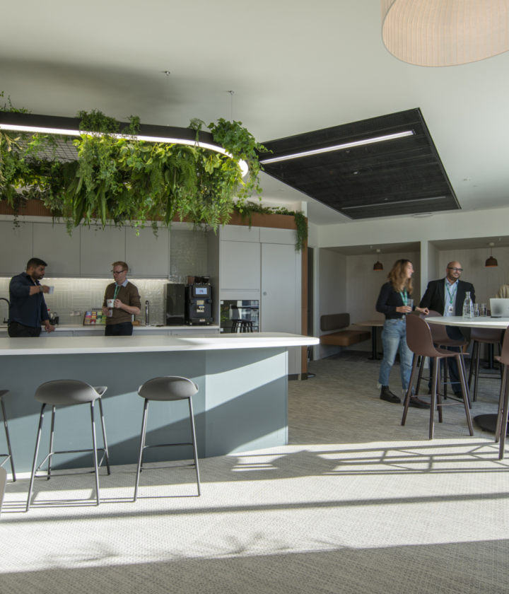 Kao's trendy teapoint with biophilia