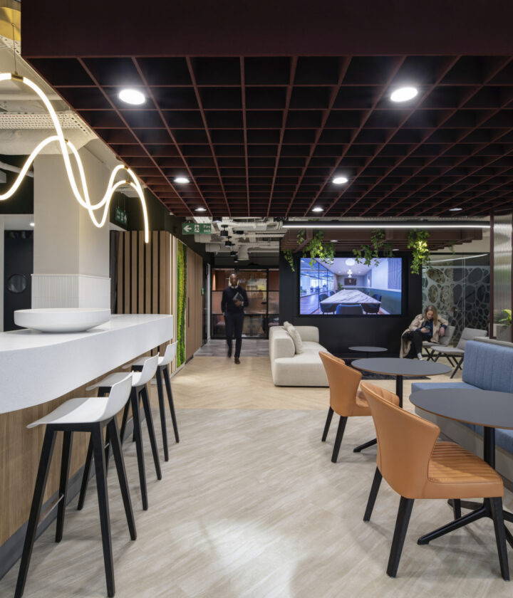 Morgan Lovell's London office showroom