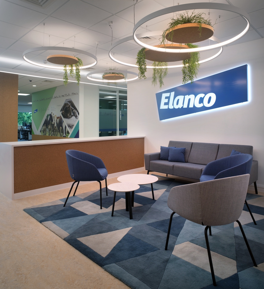 Elanco reception design by Morgan Lovell