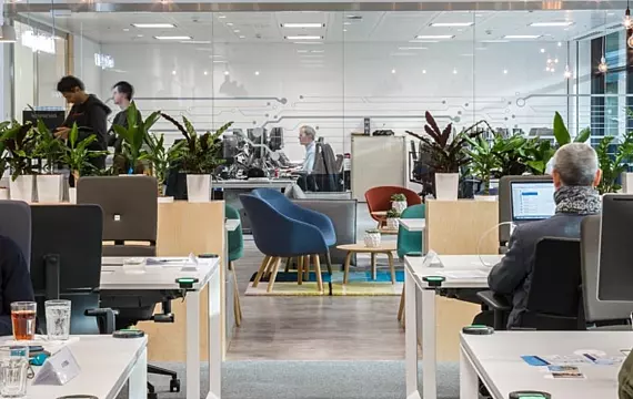Modern open plan office