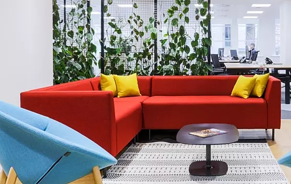 Unique office design with personality