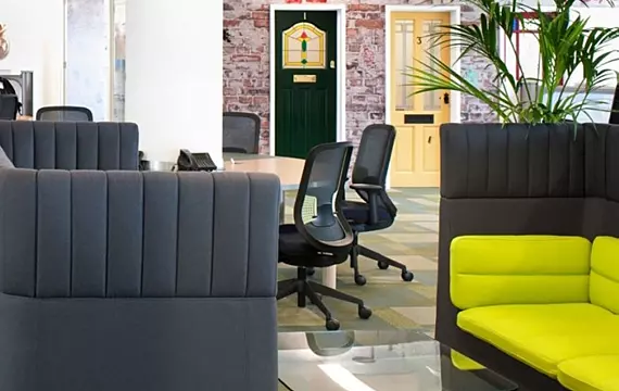 Community hub in a mega office