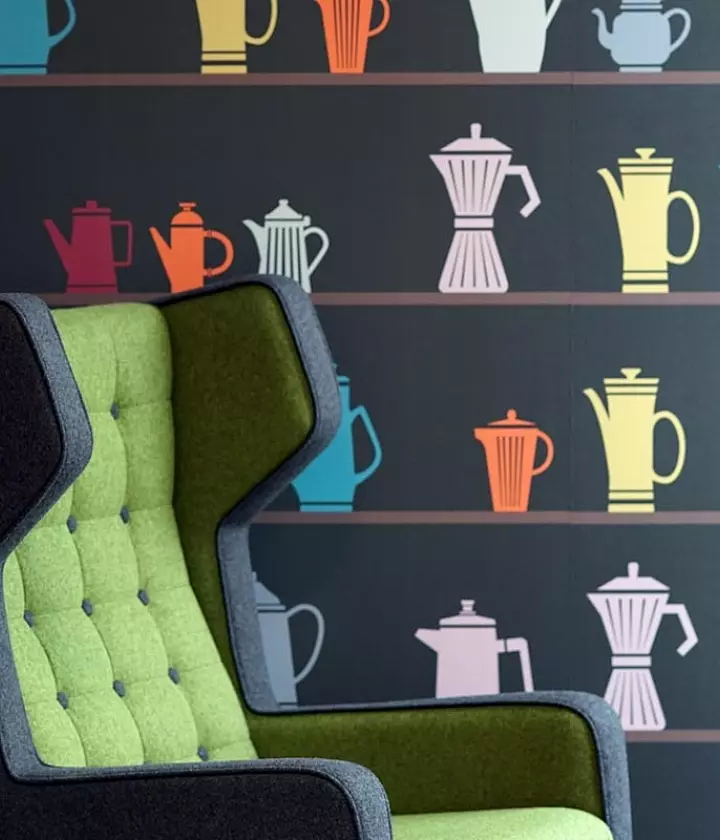 Trendy office breakout space for Costa coffee