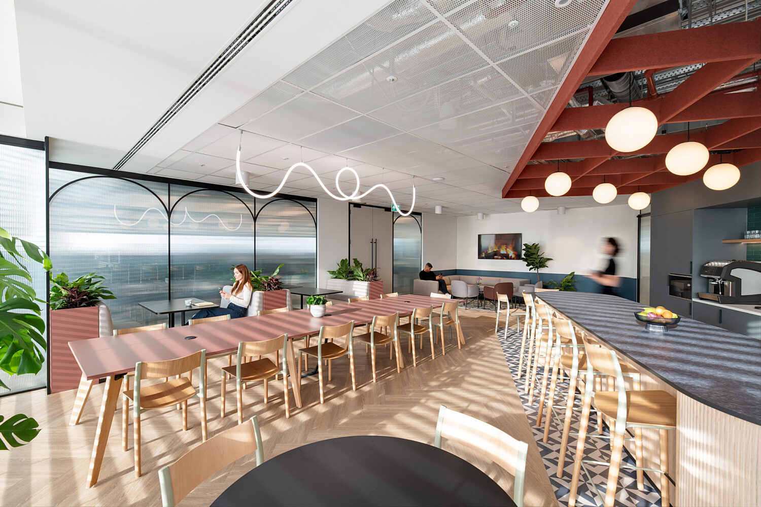 Kitchen area at CR International