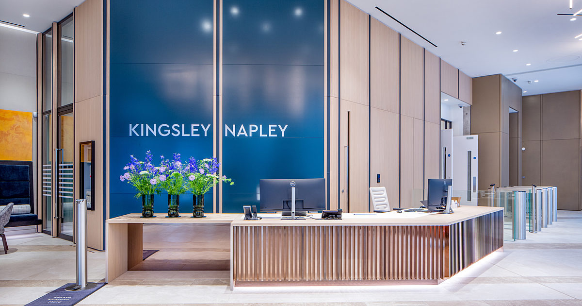 Kingsley Napley Cat B agile office fit out Overbury