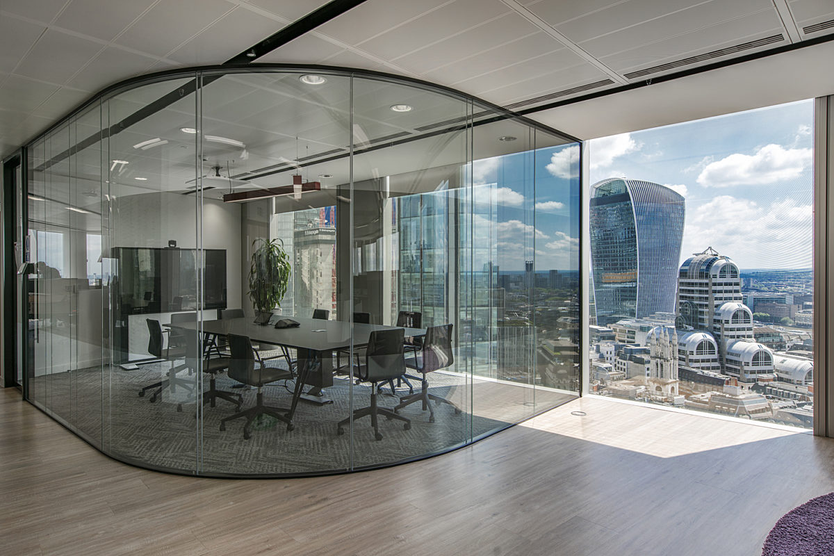 Equifax boardroom designed with privacy