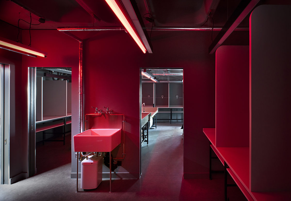 Darkroom fit out at Kingston School of Art