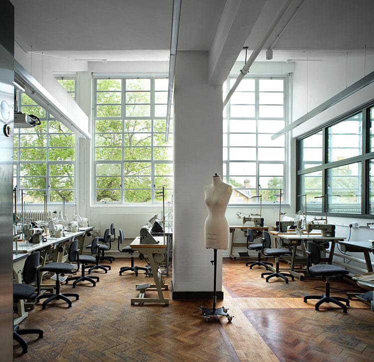 Sewing classroom fit out with large windows