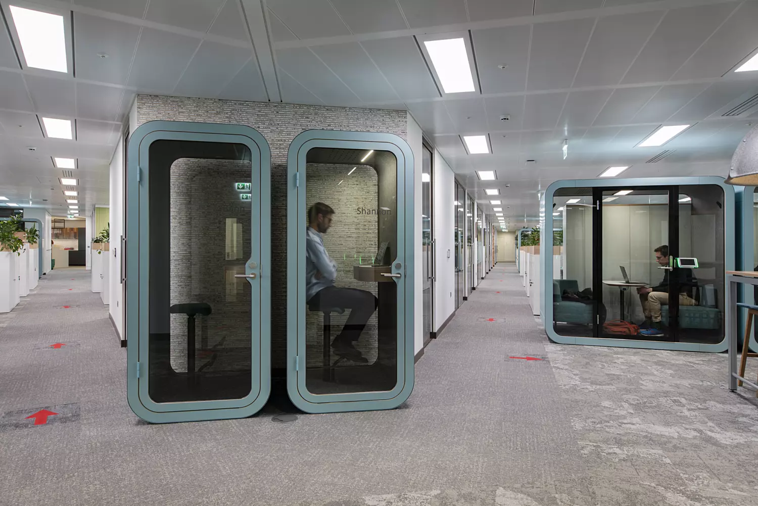 Generation Investment Management's meeting room pods