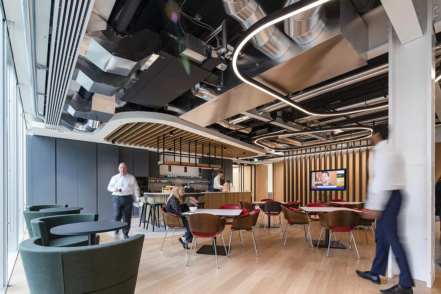 Modern breakout space fit out