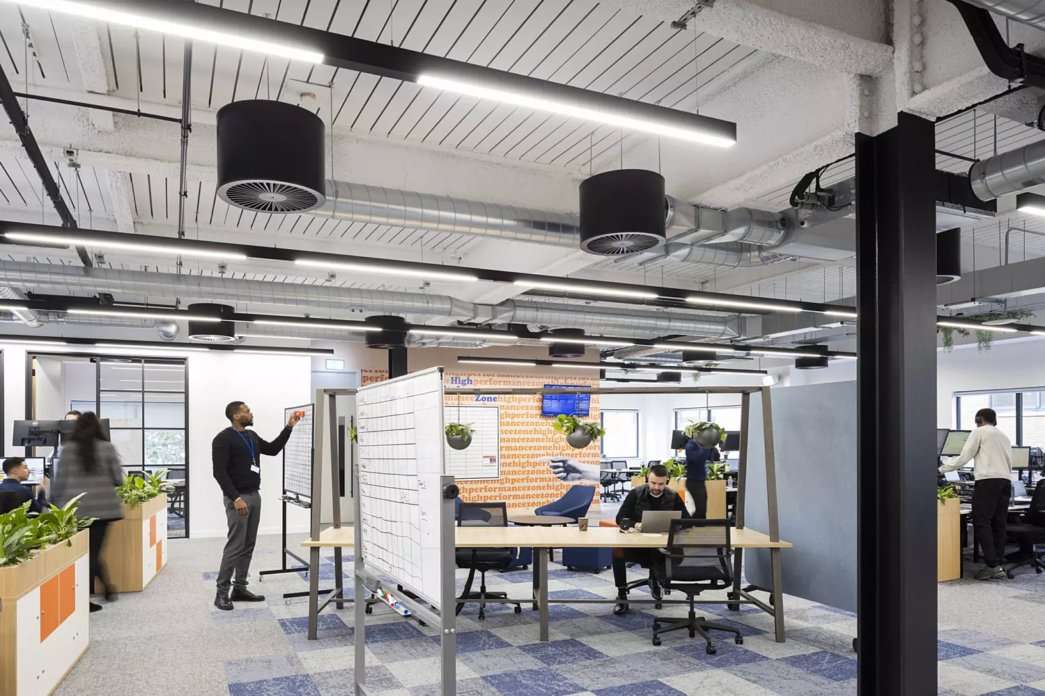 Open plan office at Bionic