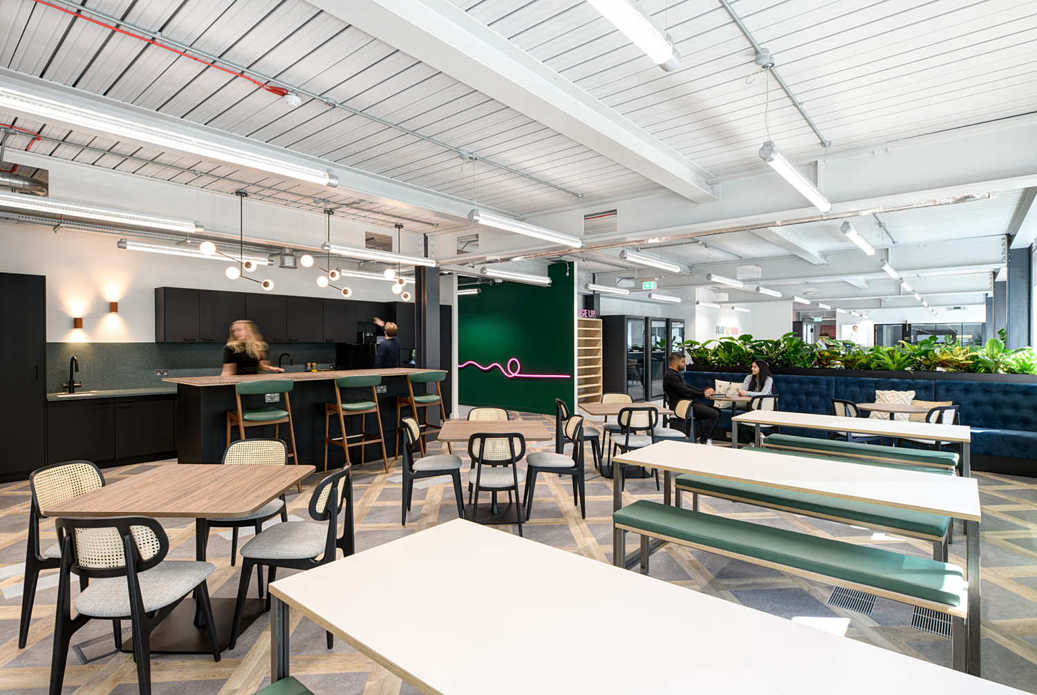 GPE's collaborative, open plan workspace