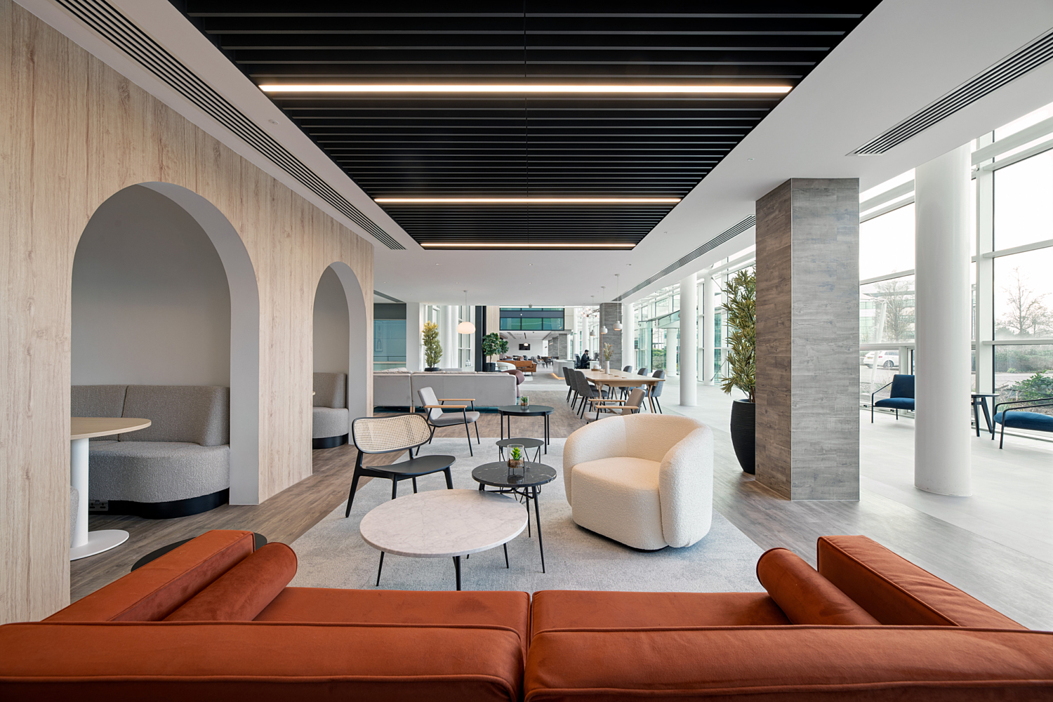 Furniture and wellbeing at Trident Place's office