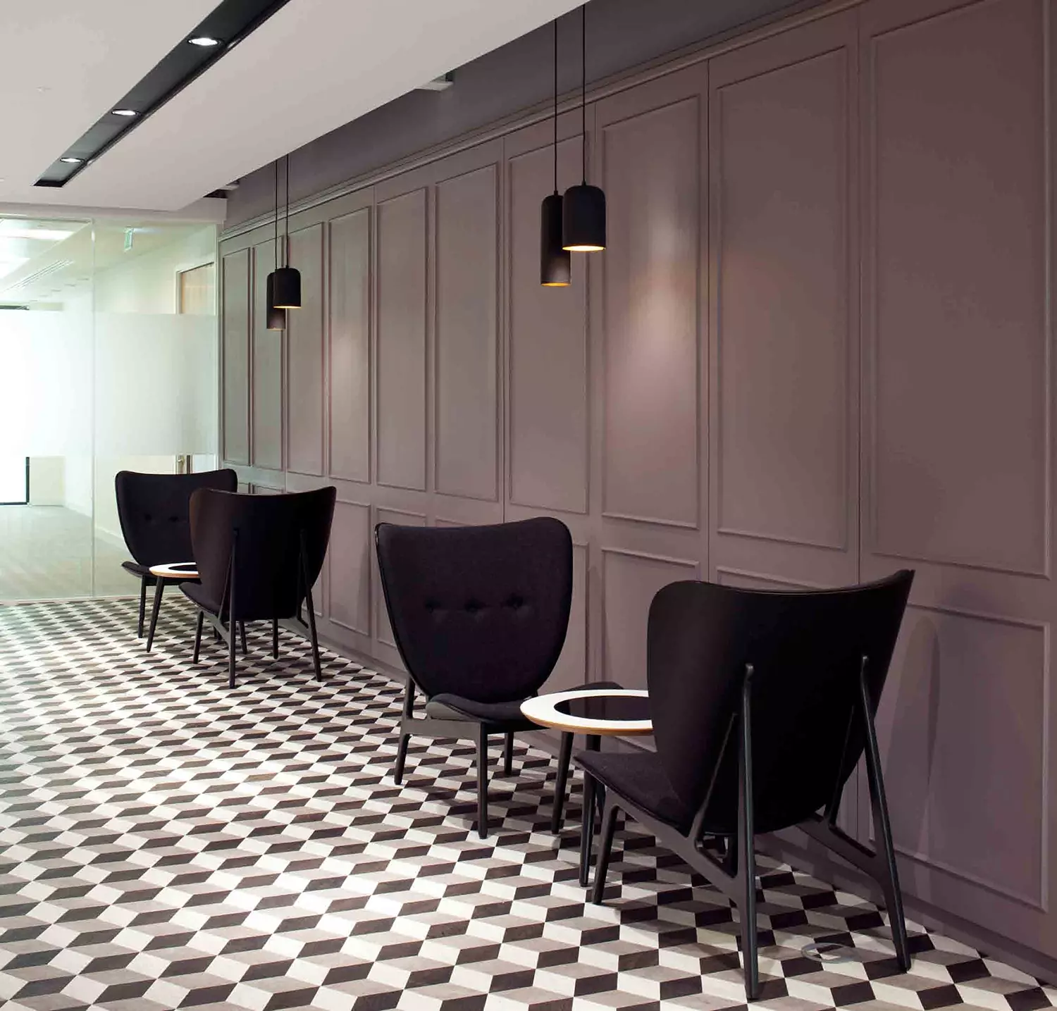 Office breakout space Morgan Lovell fit out