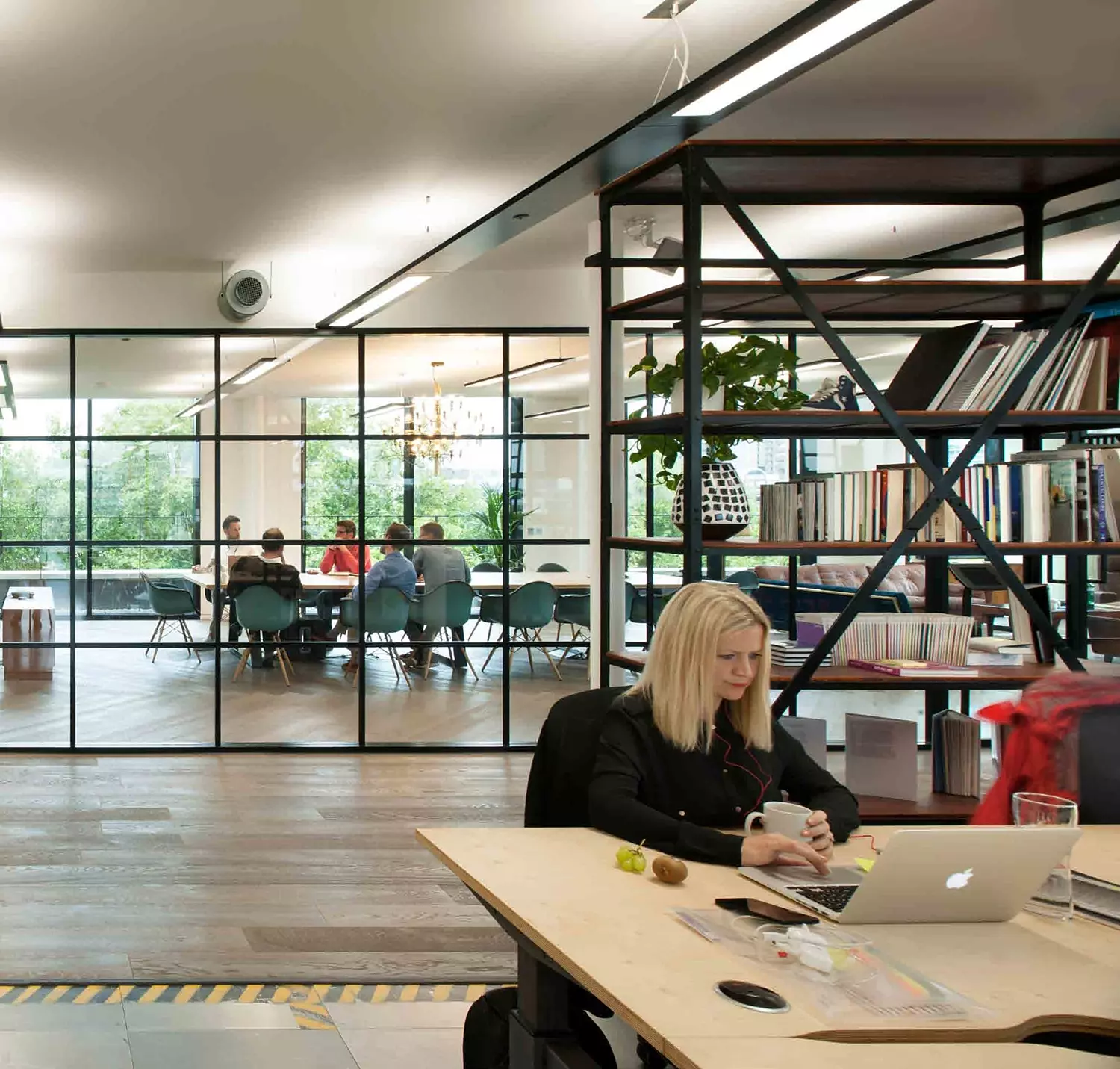 Anomaly's open plan, co-working inspired office