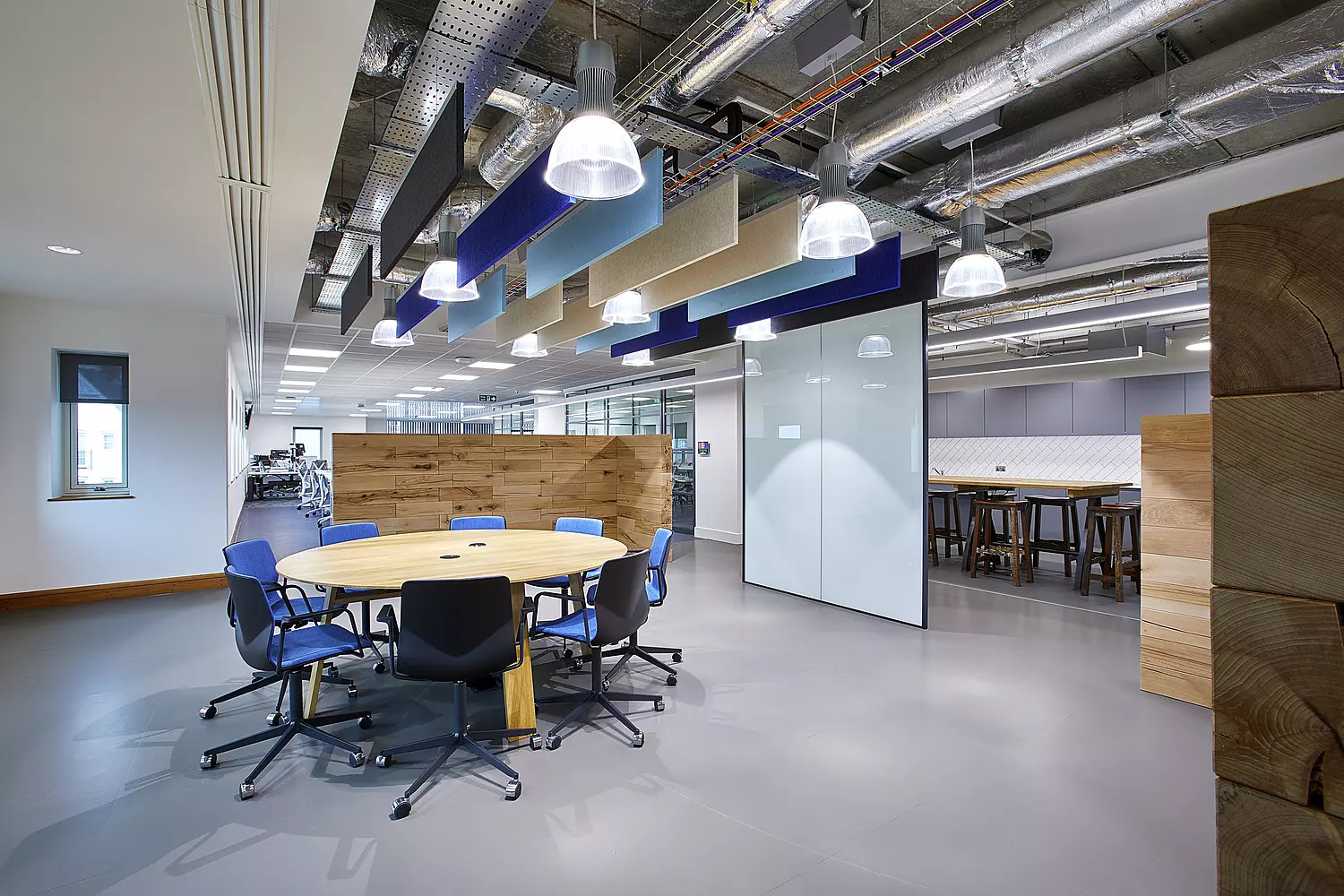 Low carbon breakout area fit out