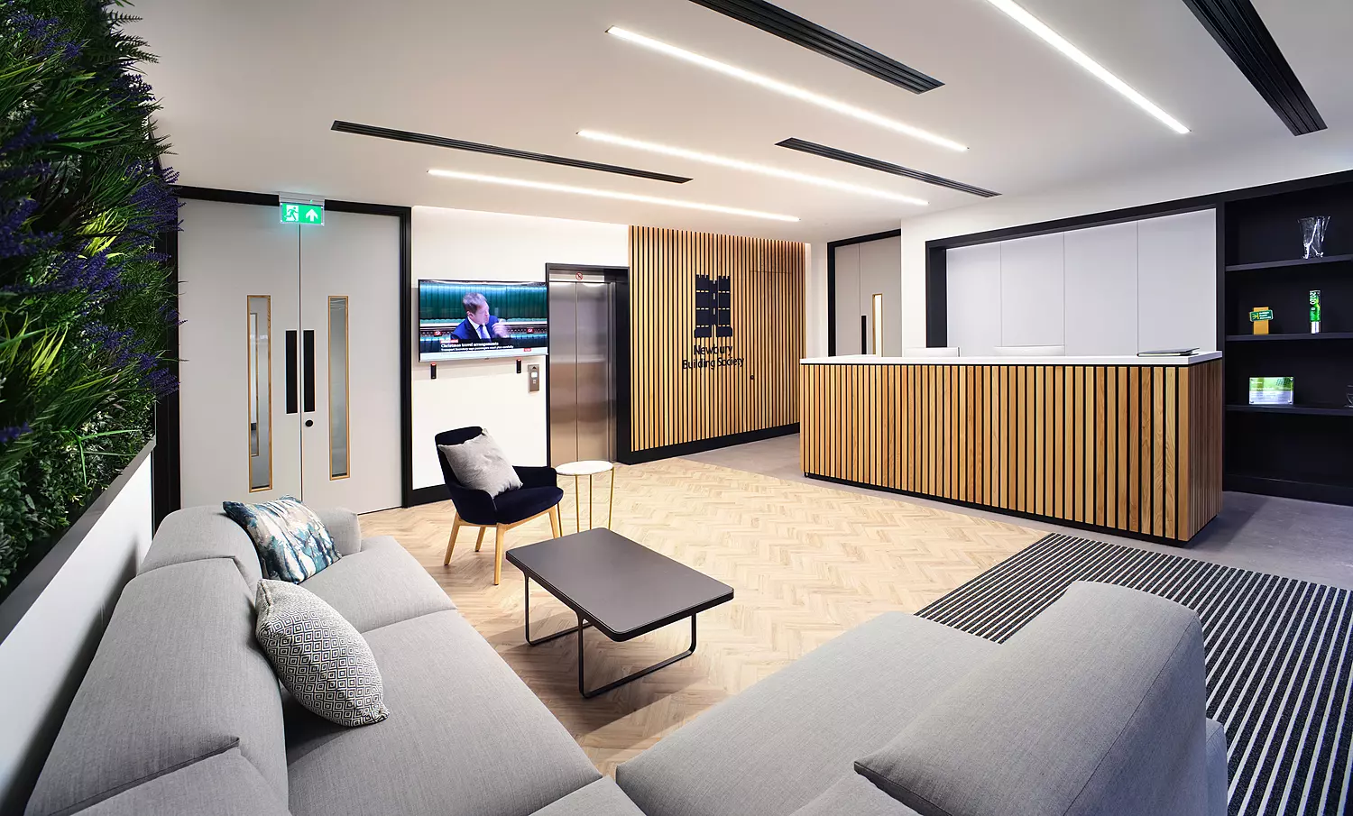 Morgan Lovell's award winning office design for Newbury Building Society