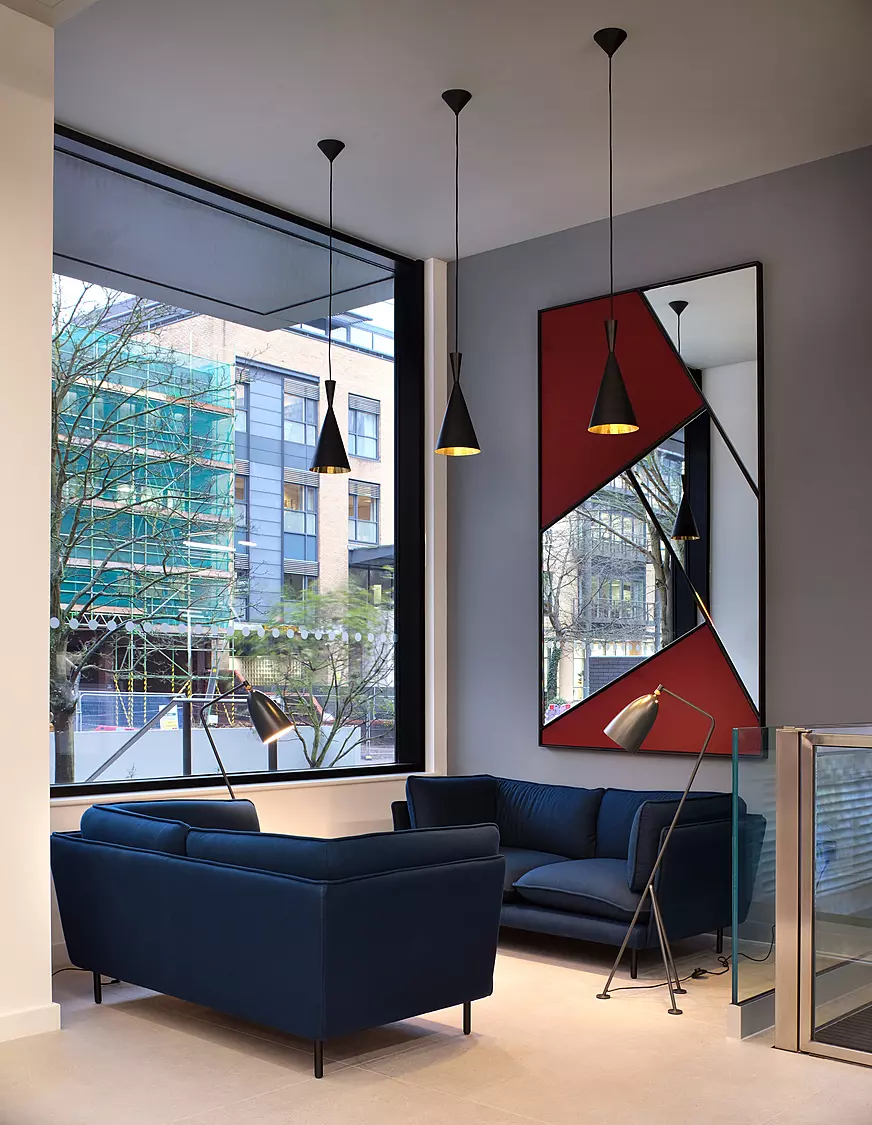 Cosy office breakout space