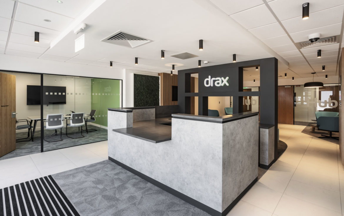 Drax reception and meeting room fit out