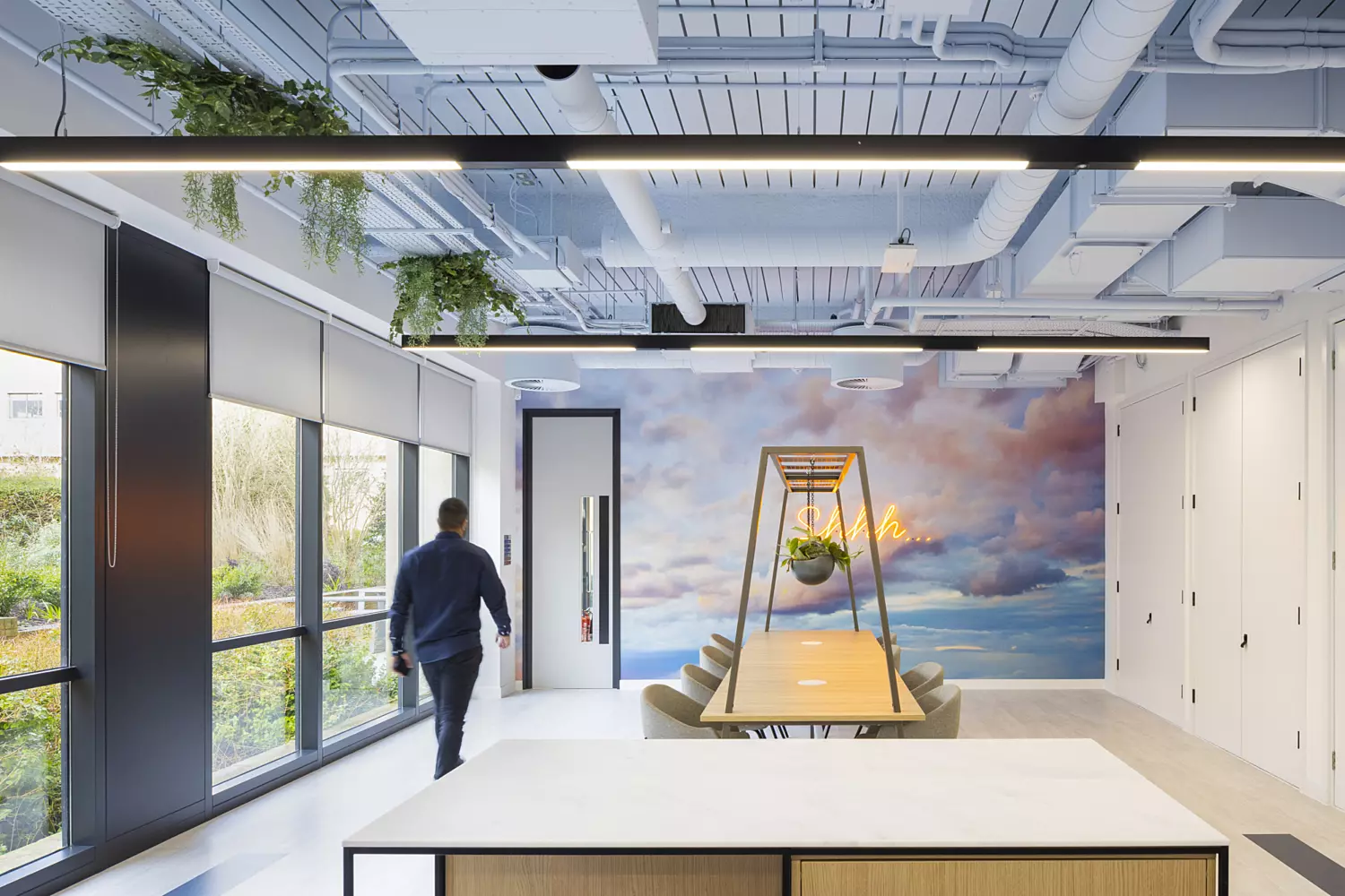 Quiet working areas at Bionic in Luton