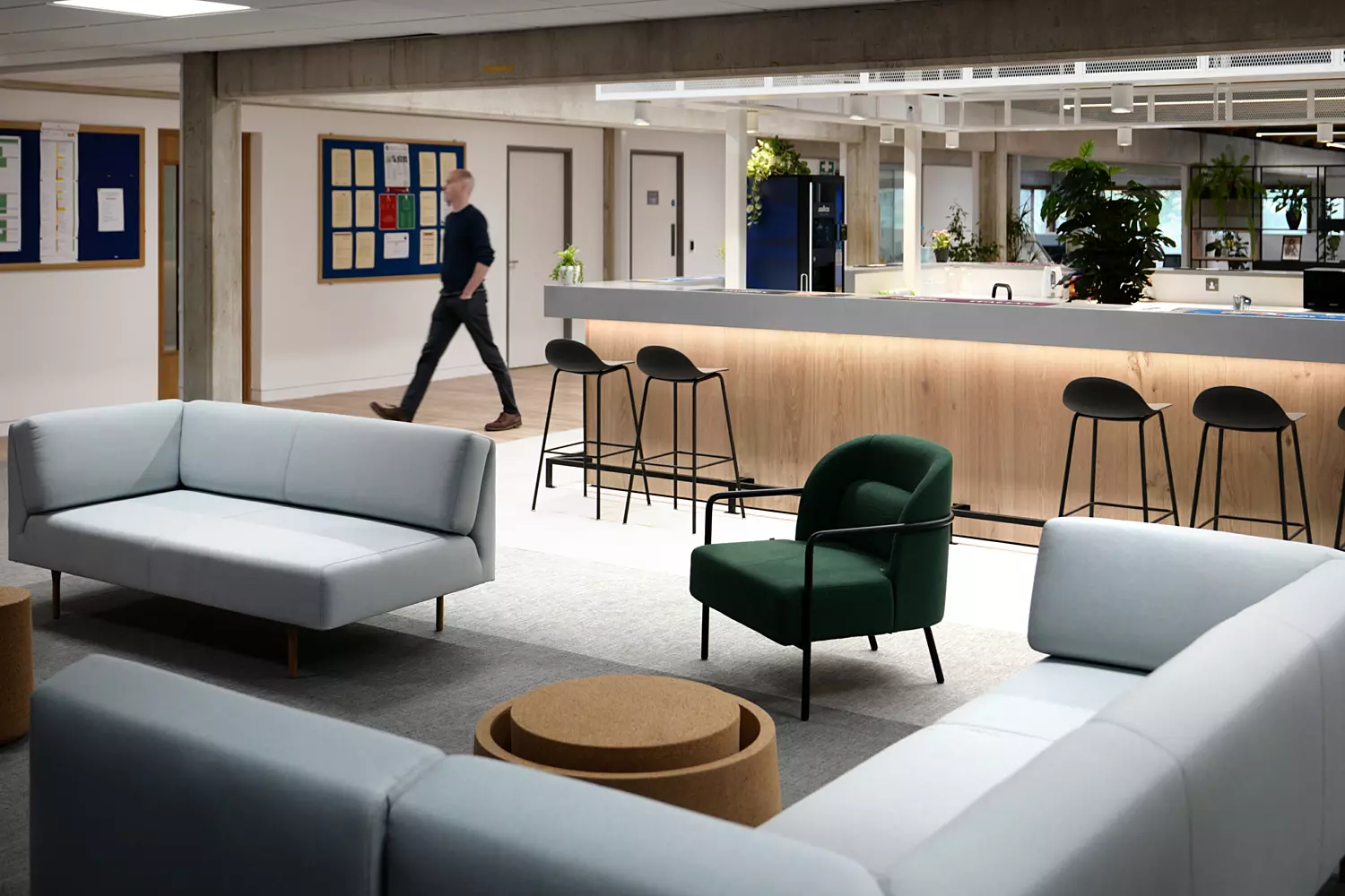 Touchdown area at C Cs office