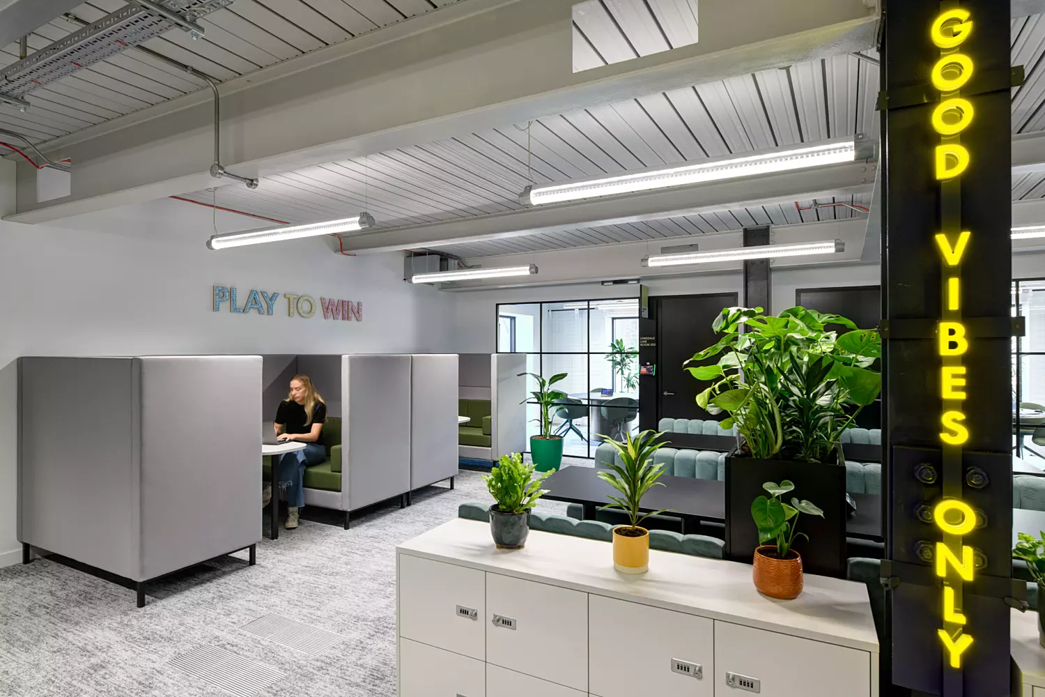 Good vibes only at New Look office