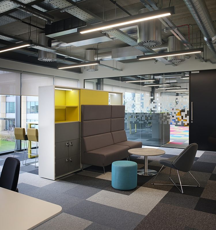 Office interior designed for teams