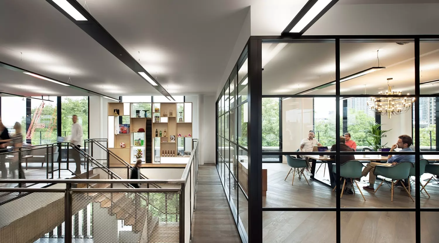 Anomaly meeting space in modern office design