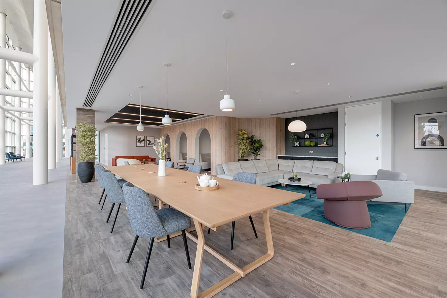 Soft furnishings at Trident Place