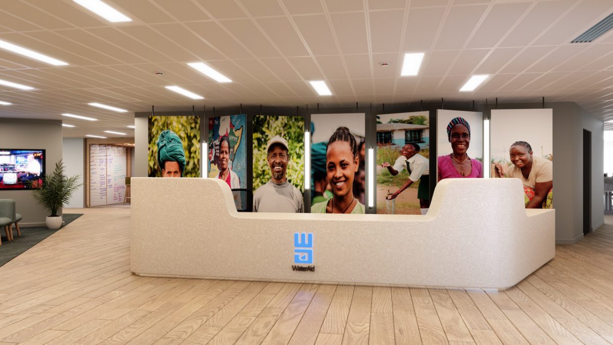 WaterAid office reception fit out