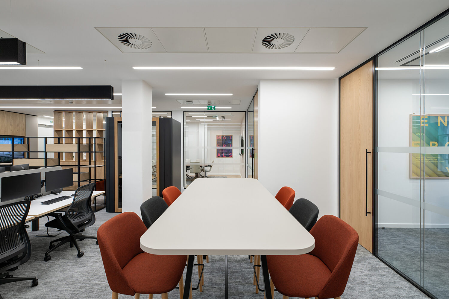 Touchdown collaboration space at Wood Group