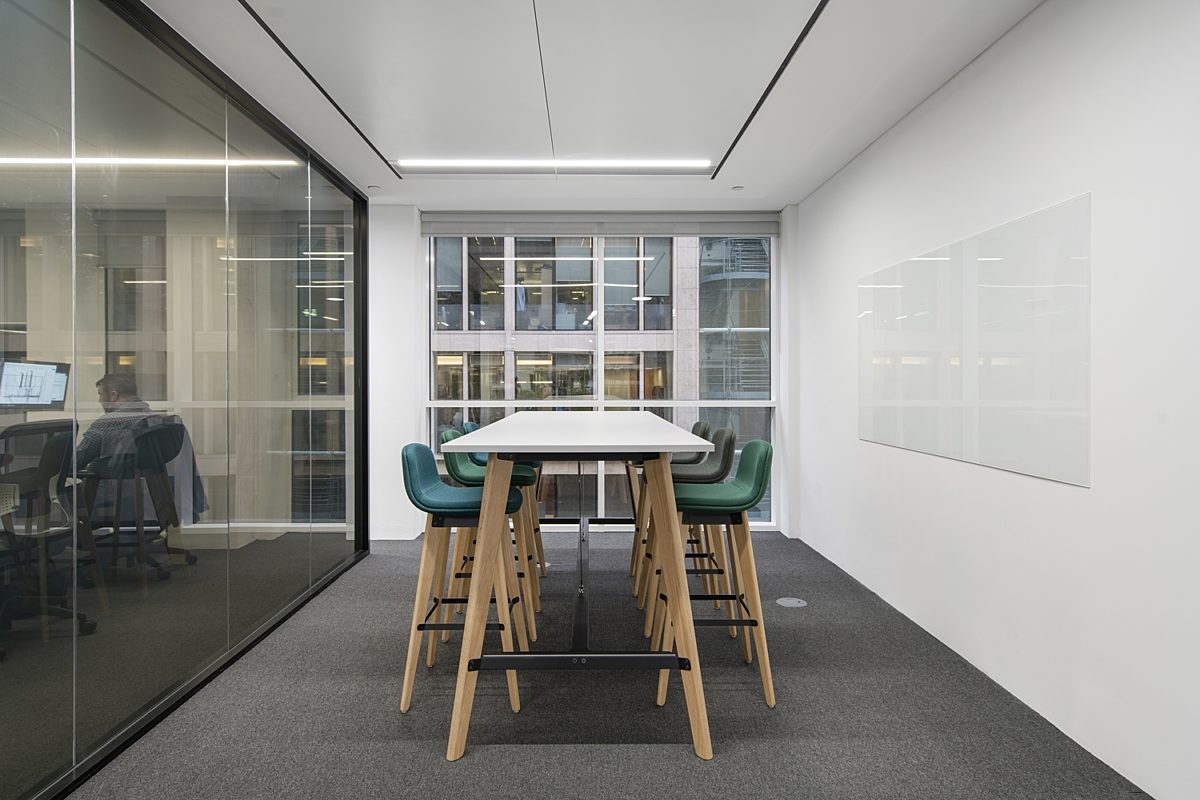 Medium meeting room designed for collaboration