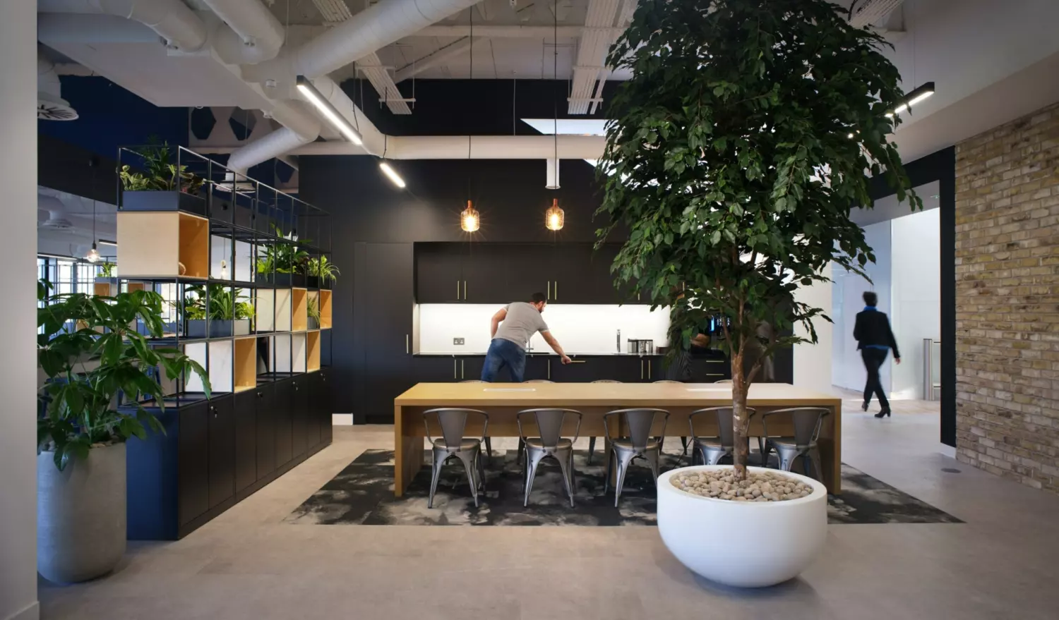 Bottomline's modern kitchen and teapoint