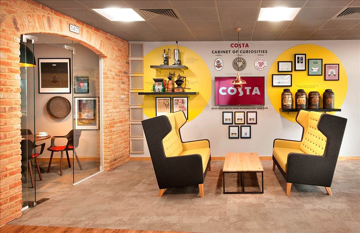 Costa modern office design breakout area