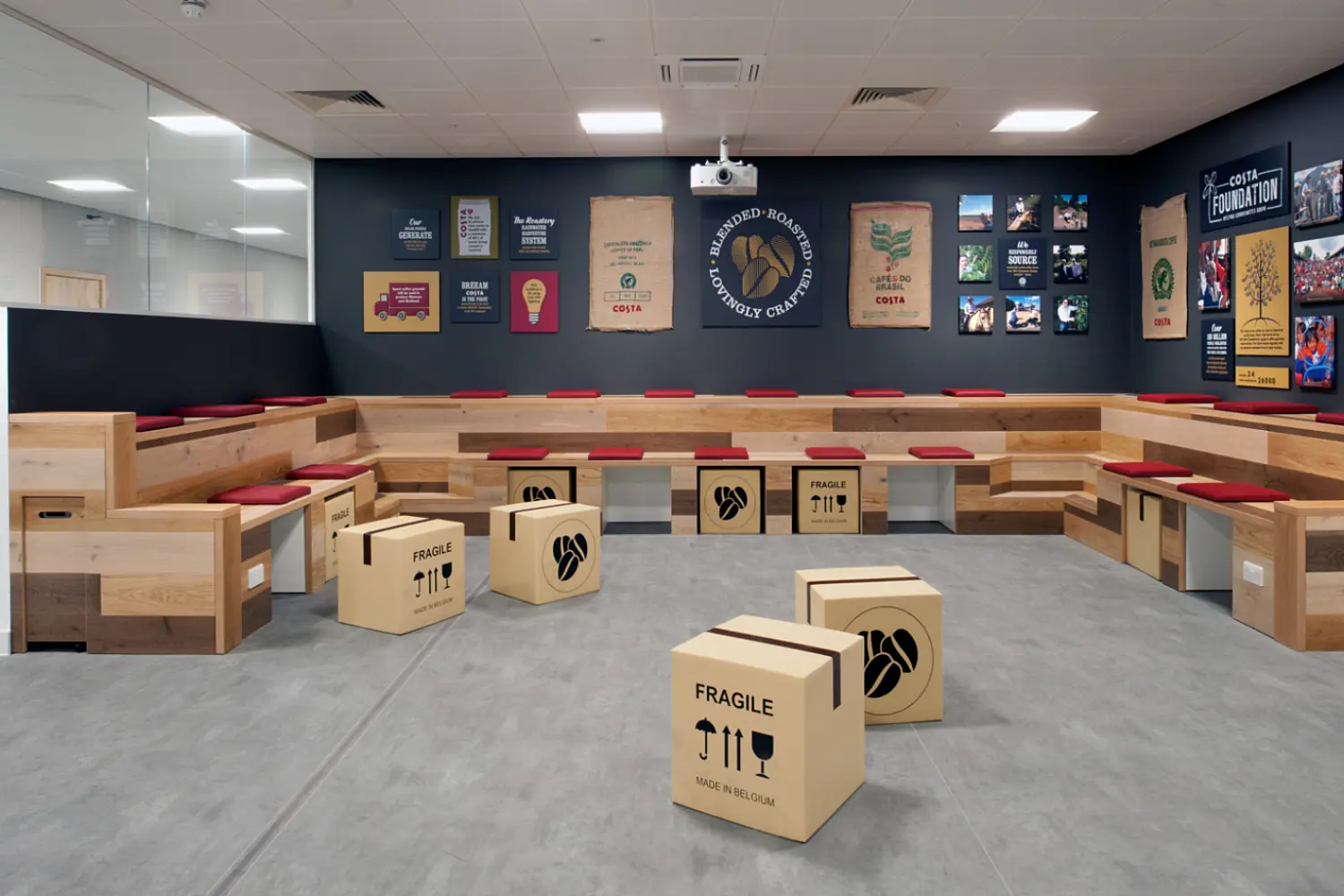 Costas town hall space at Basildon office