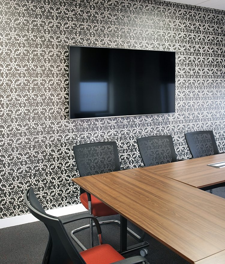Housing Solutions meeting room av fit out