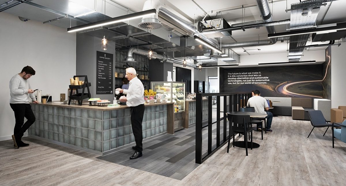 Hyundai office cafeteria design