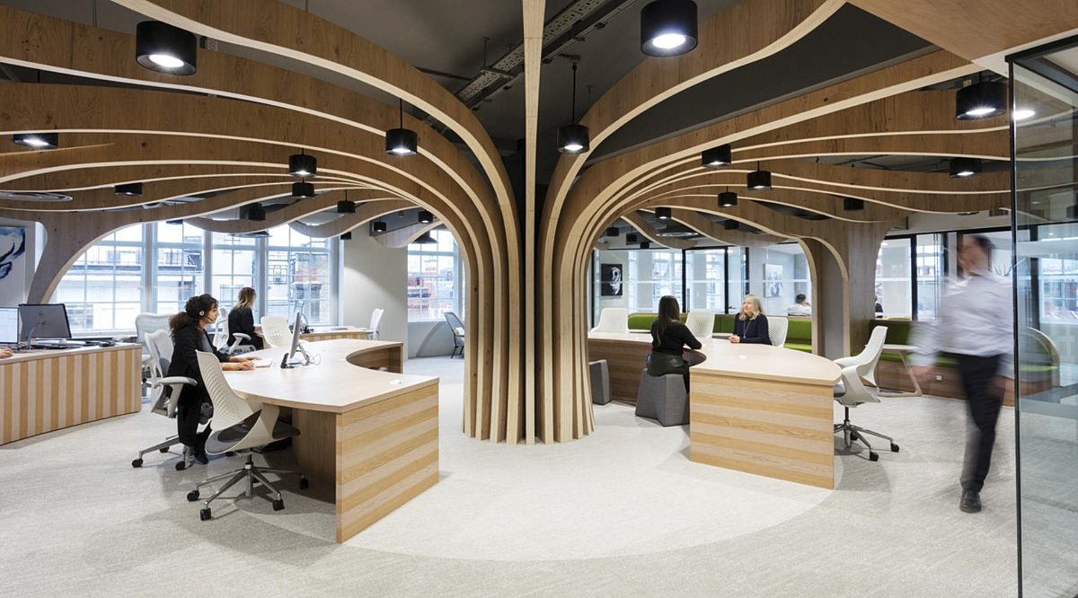 Morgan Sindall biophilic office design