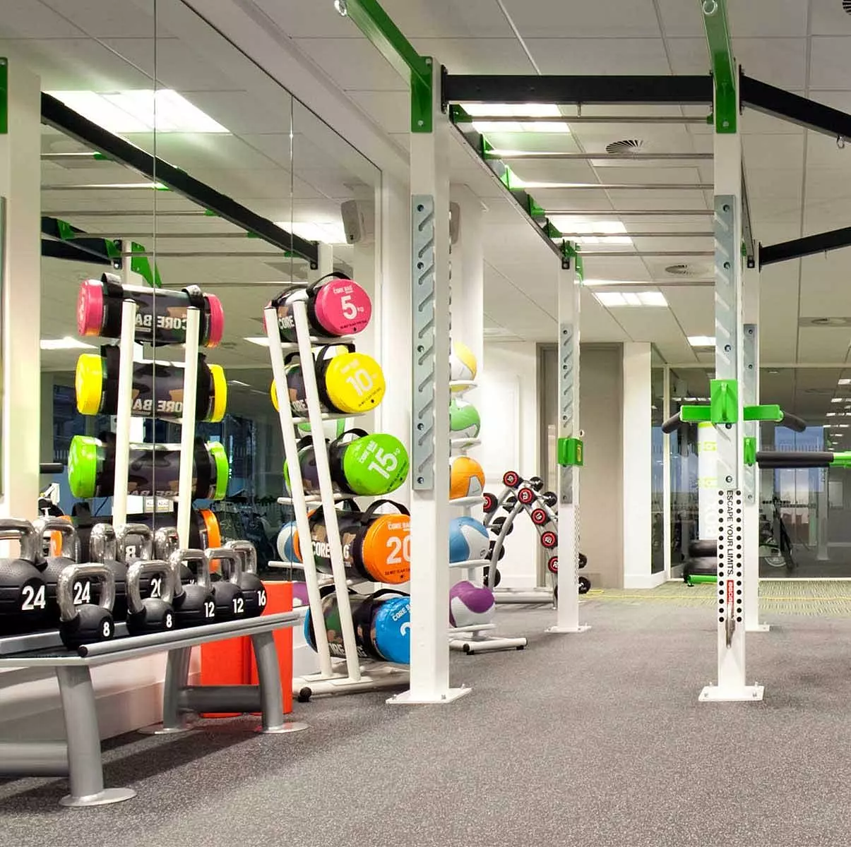 Nuffield office gym for staff wellbeing