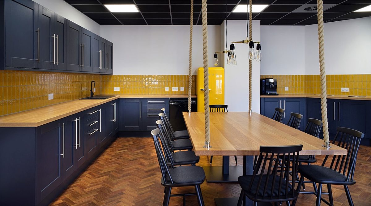 Royal Navy office kitchen design