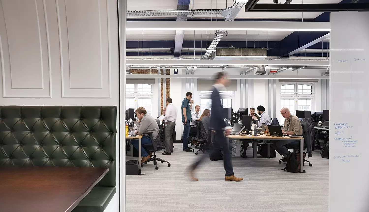 Busy office refurbished by Morgan Lovell