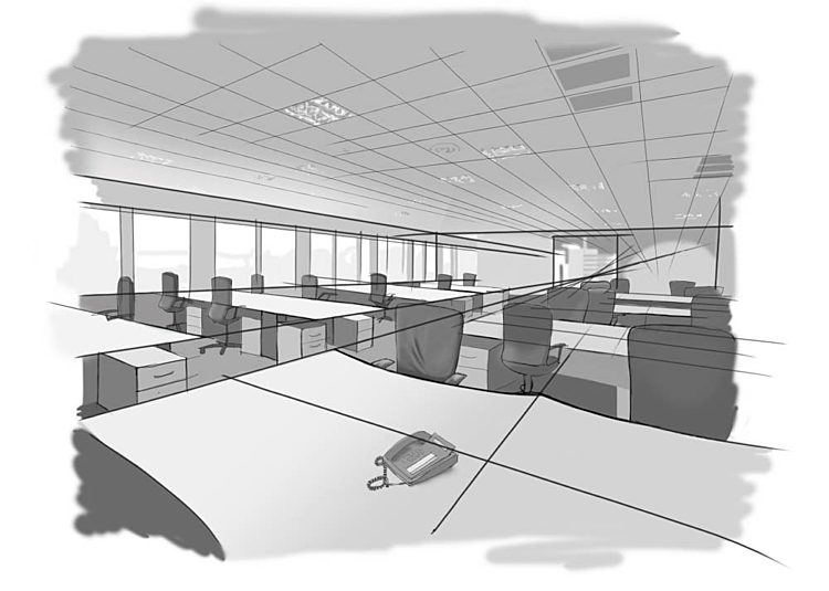 British Telecom Office Stockley Park drawing
