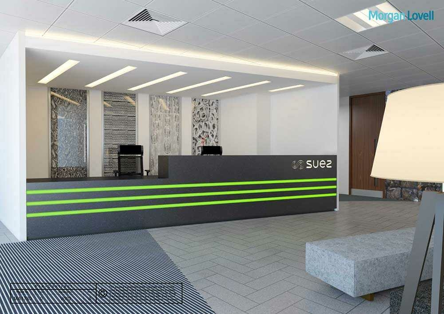 Morgan Love''s Suez reception design
