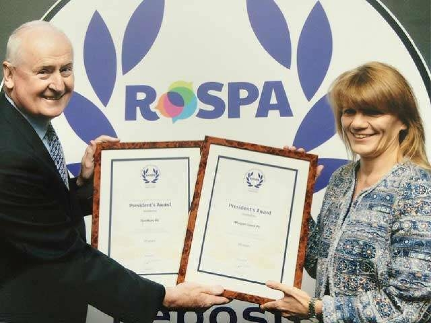 Morgan Lovell's 10th health and safety RoSPA award