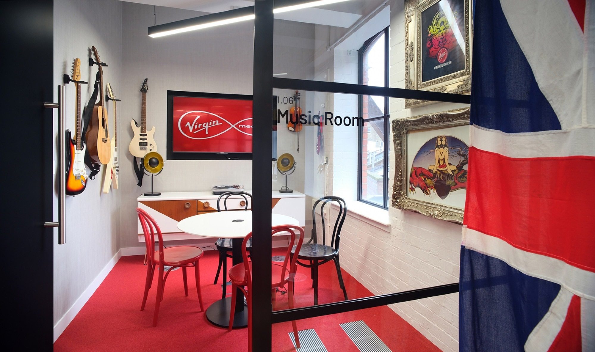 Virgin meeting room design
