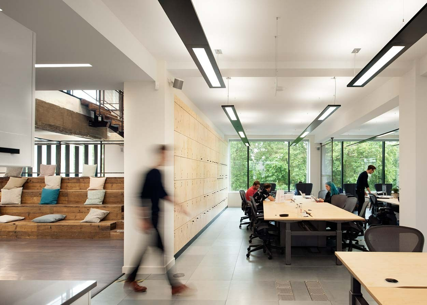 Anomaly's open plan co-working space